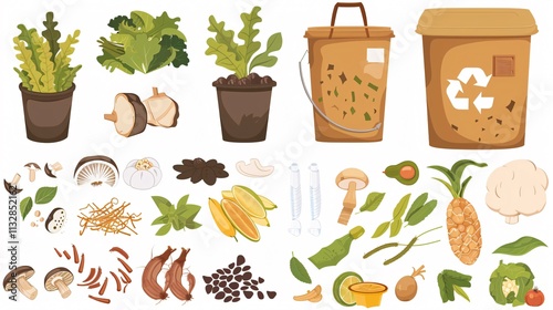 Professional Collection of Biodegradable Food Scraps Organic Waste