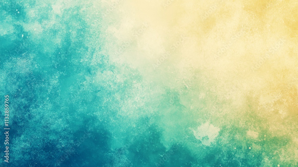 Obraz premium Abstract gradient texture blending blue and yellow hues, creating a calming visual effect.