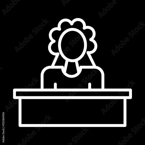 Magistrate icon Design