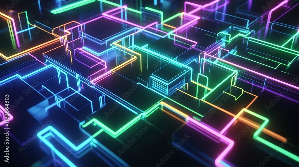 Obraz premium Abstract Digital Background