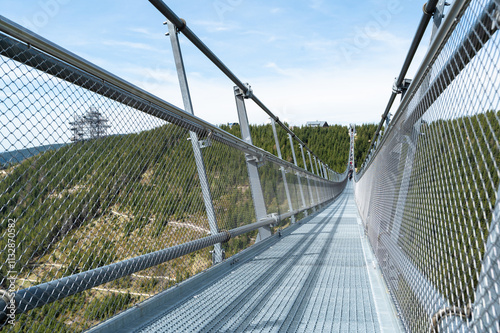 The Sky Bridge 721 is the worlds longest suspension footbridge in Dolni Morava Resort, Czechia.
 photo