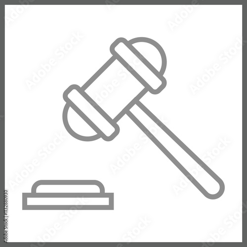Gavel icon Design