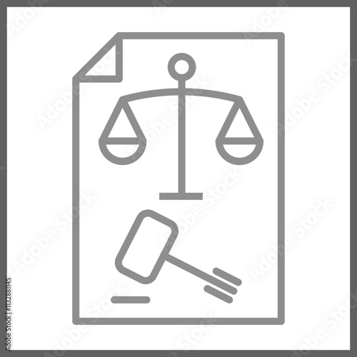 Legal Brief icon Design