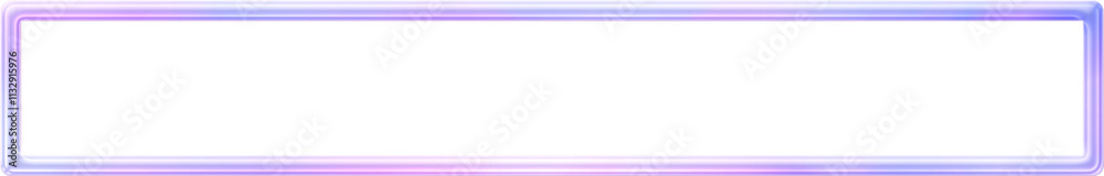 Obraz premium 3D Gloss Colorful Abstract Gradient Text Box Design