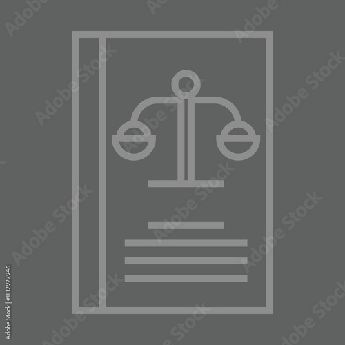 Law Book icon Design