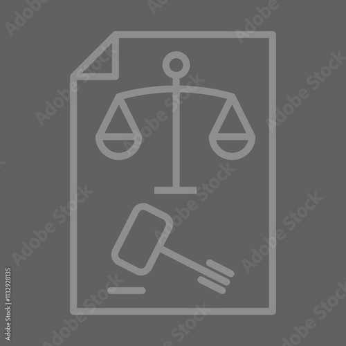 Legal Brief icon Design