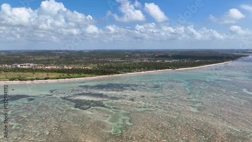 Northeastern Brazil Skyline At Sao Miguel Dos Milagres In Alagoas Brazil. Nature Landscape. Paradise Scenery. Travel Destinations. Northeastern Brazil Skyline In Alagoas Brazil.  photo