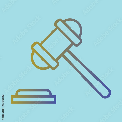 Gavel icon Design