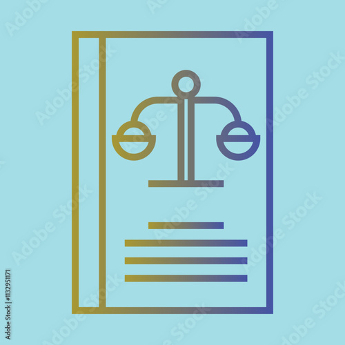 Law Book icon Design