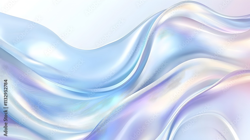 Obraz premium A blue wave with a white background