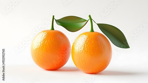 3D Tangelo icon on a white background