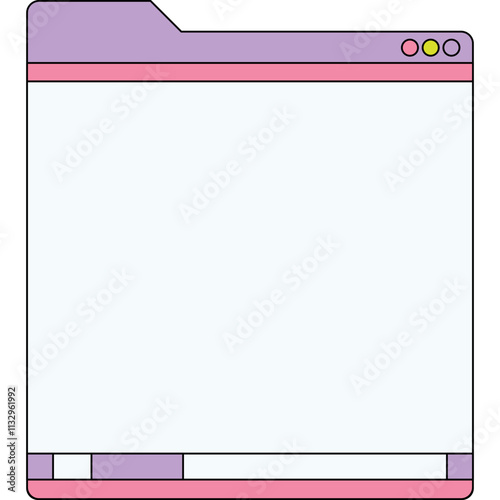 Computer Frame Illustration
