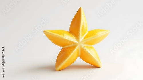 3D Starfruit icon on a white background
