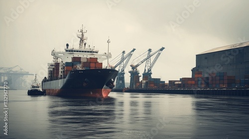 container cargo freight ship