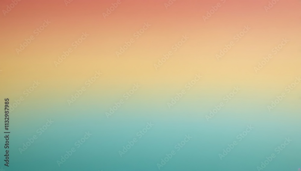 Fototapeta premium sky blue yellow and red grainy background Pastel gradient background grainy blue yellow pink light colors noise texture.15