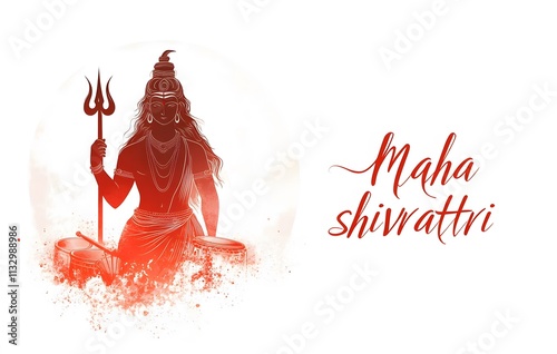 maha shivratri a Hindu festival celebrated of lord shiva Maha Shivratri Illustration photo