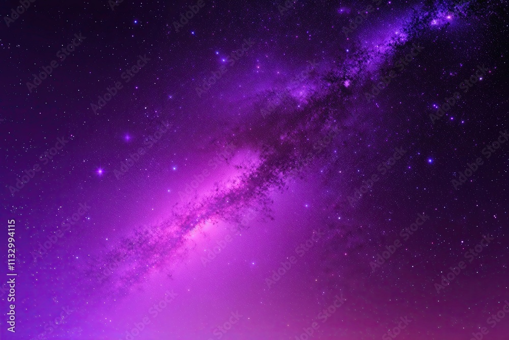 Fototapeta premium Cosmic Purple Star Brightness Enhancement Overlay Effect