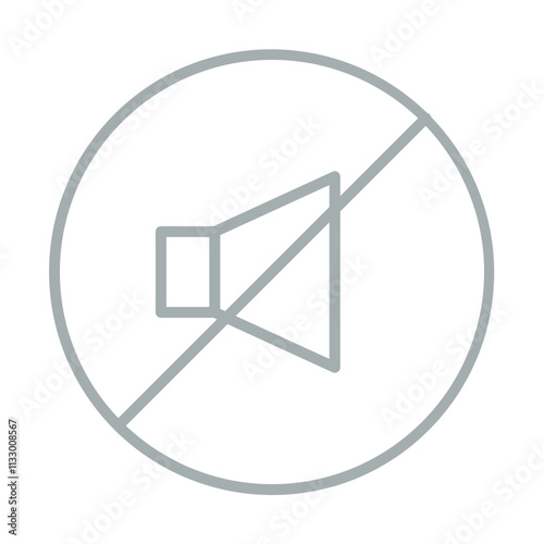 Mute icon design