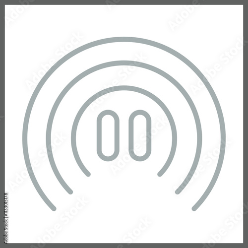 Pause icon design
