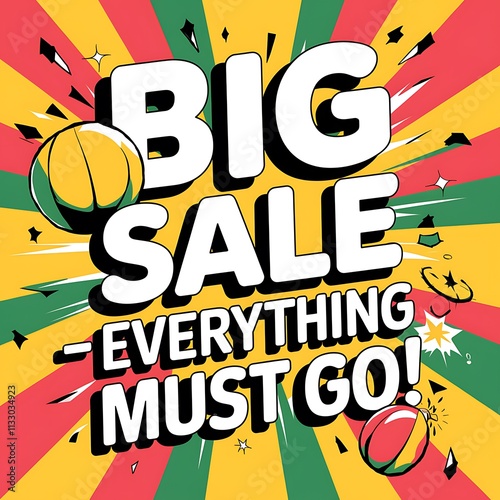 Big Sale Everything Must Go Announcement