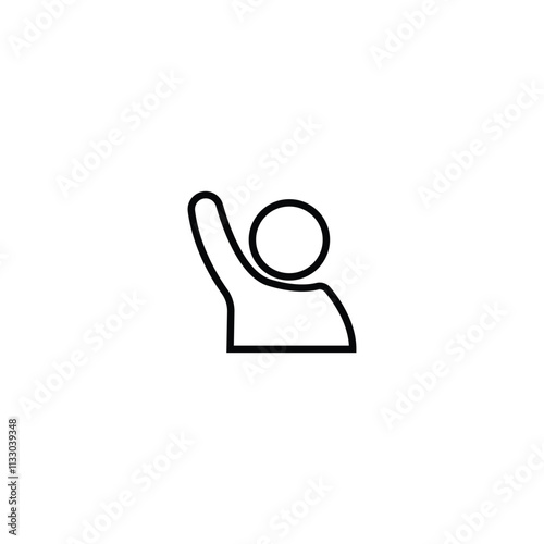 handing human icon lifting people grey vector for your website and project eps10 answer or participate education people