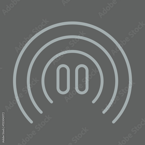 Pause icon design