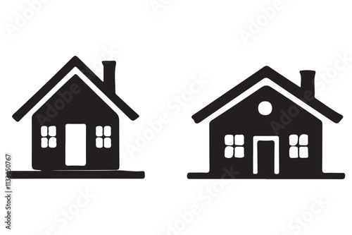 Simple silhouette home