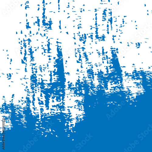 Creative abstract painting with wild brushstrokes Background. Vector watercolor art background.
