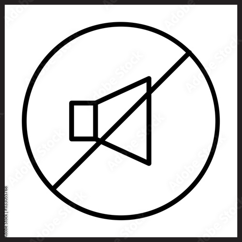 Mute icon design