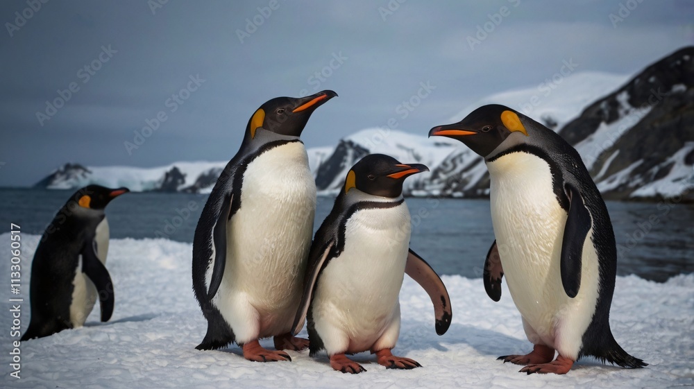 Obraz premium pinguins