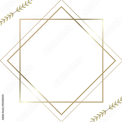 Matchstick house isolated gold house vector illustration design concept