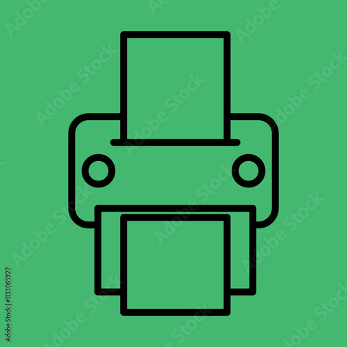 Print icon design