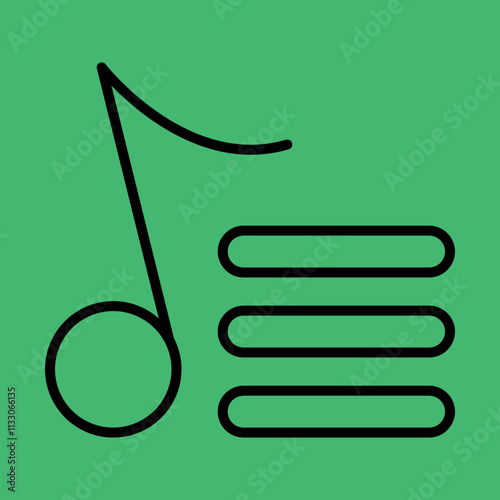 Playlists icon design