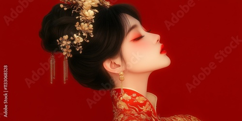 Chinese Bride Elegance: Cap...