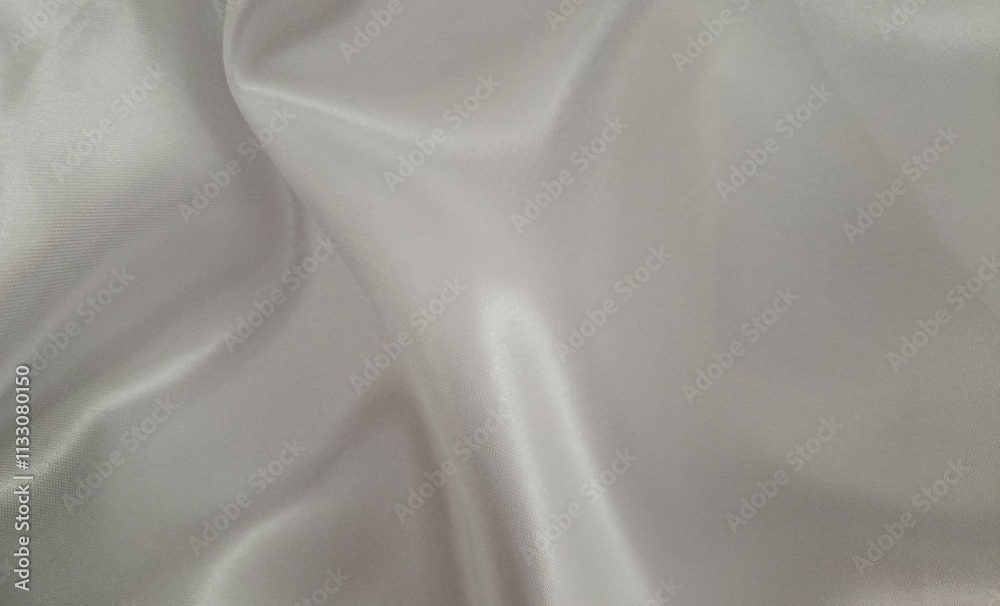 Fototapeta premium White fabric background for graphic design and wallpaper.
