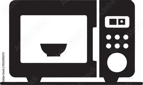 Oven Silhouette, Kitchen Oven Silhouette