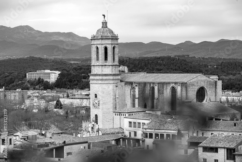 Girona Cathedral in Girona,...
