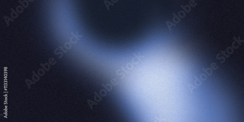 Dark Abstract Background with Noise with Wavy light with Blue and White Gradient