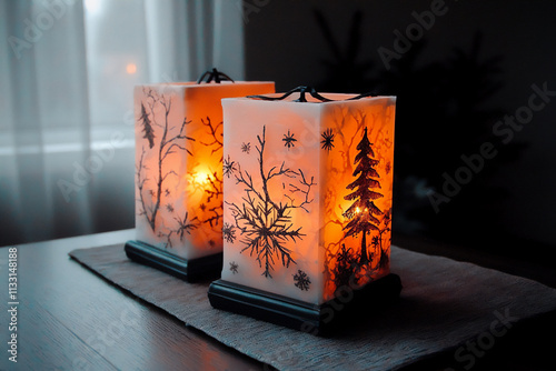  a diy christmas luminary project featuring beautifully crafted luminaries photo