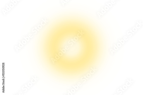 Transparent shining sun special lens flare light effect isolated on transparent background. Gradient blur light circle. Bright spotlight overlay. Shiny gold star. Glowing light effects in PNG
