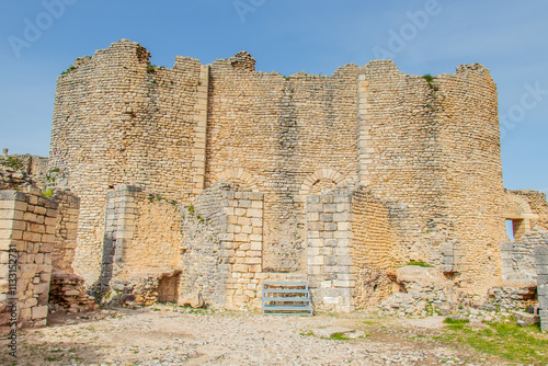 The famous Dougga archaeological site in Tunisia, Africa photo