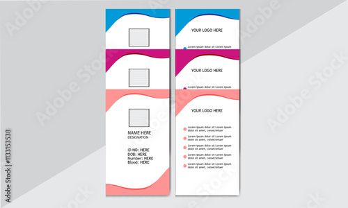 Professional creative corporate id card design simple design 