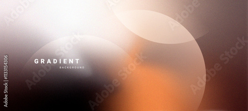Minimalist gradient background with circular overlays. 