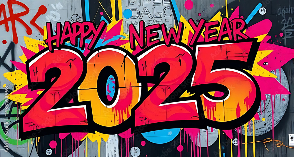 Obraz premium graffiti on wall