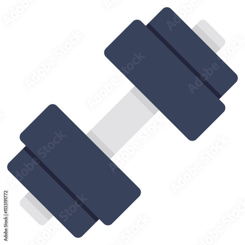 A trendy vector design of dumbbells