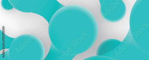 Abstract background with metaball shapes
