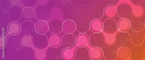 Abstract background with metaball shapes