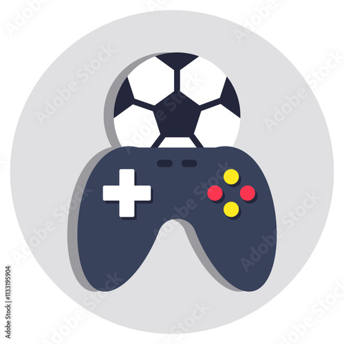 Modern design icon of gamepad