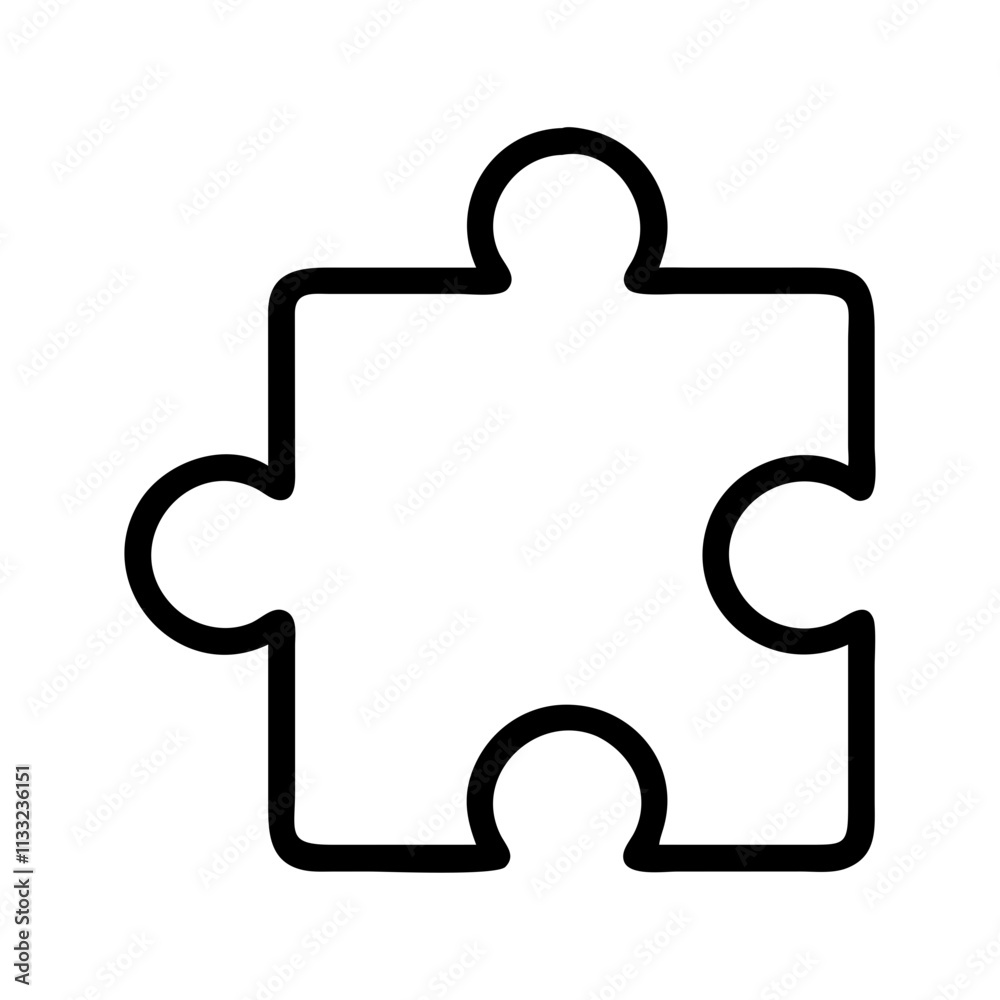 puzzle piece icon, children’s day line art, children icon - simple black line art icon of puzzle piecefor children’s day topic celebrations. children vector art. puzzle piece icon, children’s day line art, children icon - simple black line art icon of puzzle piecefor children’s day topic celebrations. children vector art.