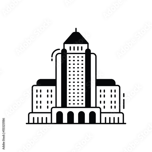 Los angeles vector icon